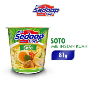 Mie Cup Sedaap Rebus Soto