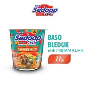 Mie Cup Sedaap Rebus Baso Bleduk